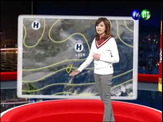 二月一日華視晚間氣象
