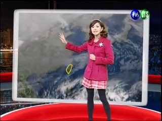 二月二日華視晚間氣象