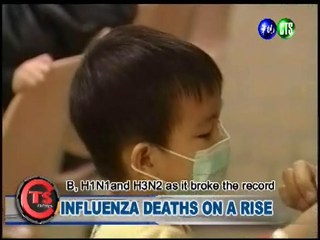 INFLUENZA DEATHS ON A RISE
