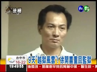 【法網專題】民國83年成功越獄8次 "脫逃大王"徐開喜