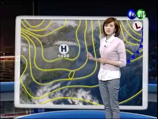 三月二日華視晚間氣象