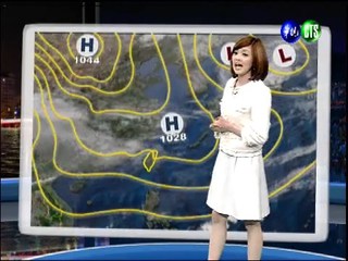 三月九日華視晚間氣象