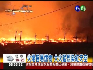 台中烏日工廠 傍晚六點引發火警