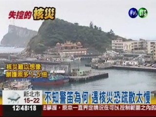 台灣防核災 核一二廠鳴笛警示
