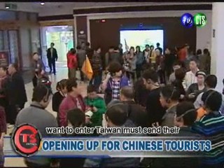OPENING UP FOR CHINESE TOURISTS