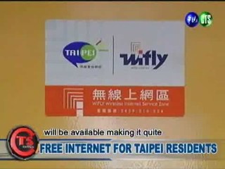 FREE INTERNET FOR TAIPEI RESIDENTS