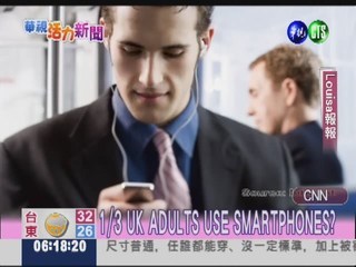 1/3 UK ADULTS USE SMARTPHONES?