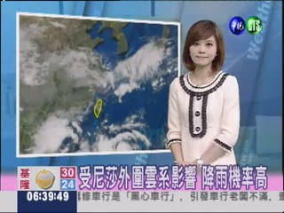 九月二十六日華視晨間氣象