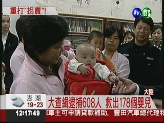 大陸破販嬰集團 救出178個寶寶