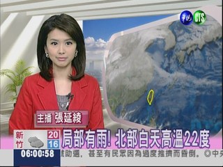 一月八日華視晨間氣象
