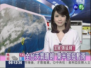 三月四日華視晨間氣象