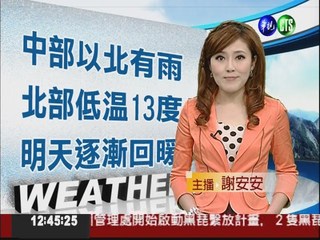 2012.03.31 華視午間氣象 謝安安主播
