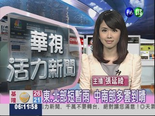 2012.04.15 華視晨間氣象 張延綾主播