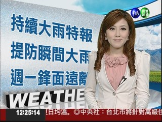 2012.04.22 華視午間氣象 謝安安主播