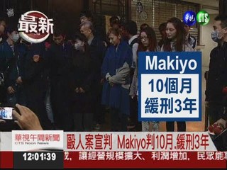 Ma案宣判 Makiyo判刑10月緩刑3年