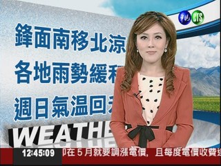 2012.05.05 華視午間氣象 謝安安主播