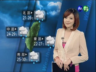 2012.05.11 華視夜間氣象 莊雨潔主播