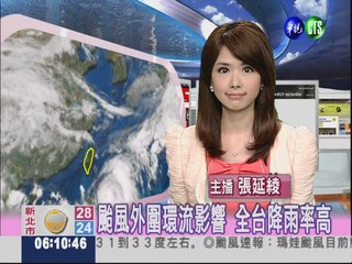 2012.06.03 華視晨間氣象 張延綾 主播