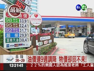 油.燃料影響 5月物價指數上漲