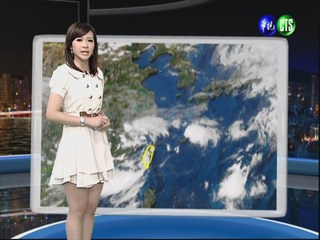 2012.06.09 華視晚午間氣象 連珮貝主播