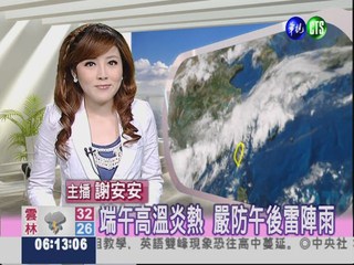2012.06.23 華視晨間氣象 謝安安主播