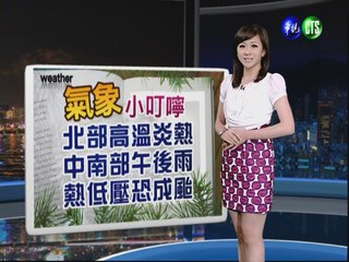 2012.07.21 華視晚間氣象 連珮貝主播