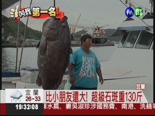 小軟竿釣大魚 征服130斤石斑!