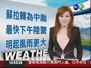 2012.07.31 華視午間氣象 謝安安主播