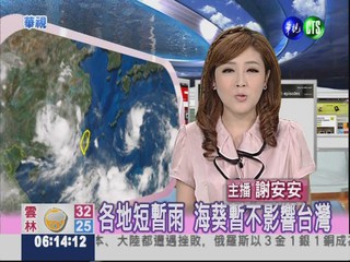 2012.08.04 華視晨間氣象 謝安安主播