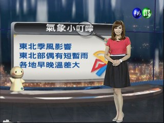 2012.10.07 華視晚間氣象 邱薇而主播