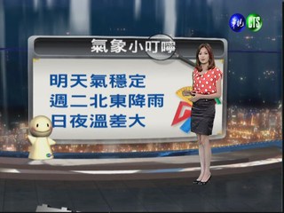 2012.10.21 華視晚間氣象 莊雨潔主播