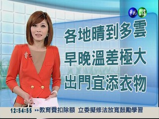 2012.10.22 華視午間氣象 彭佳芸主播