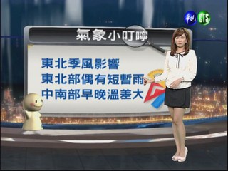 2012.10.22 華視晚間氣象 邱薇而主播