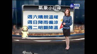 2012.10.26 華視晚間氣象 莊雨潔主播