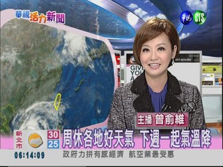 2012.10.27 華視晨間氣象 曾俞維主播