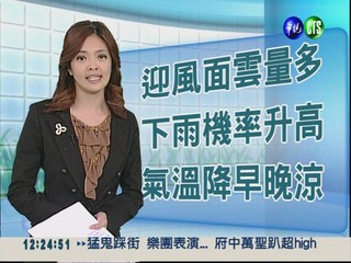 2012.10.28 華視午間氣象 莊雨潔主播