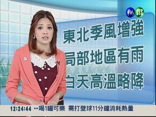 2012.11.04 華視午間氣象 莊雨潔主播