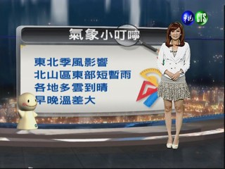 2012.11.04 華視晚間氣象 邱薇而主播