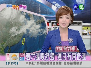 2012.11.03 華視晨間氣象 曾俞維主播