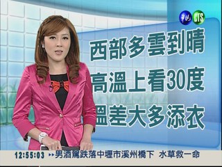 2012.11.14 華視午間氣象 謝安安主播