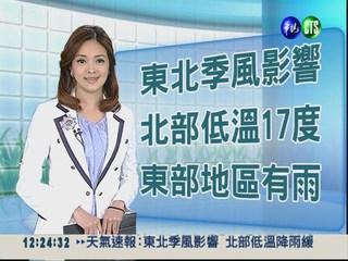 2012.11.18 華視午間氣象 莊雨潔主播