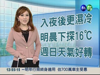 2012.11.23 華視午間氣象 謝安安主播