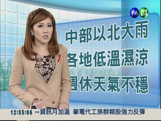 2012.11.30 華視午間氣象 謝安安主播
