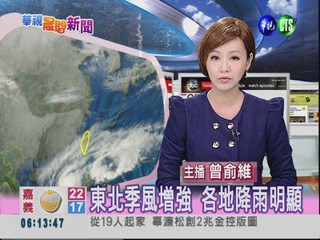2012.12.08 華視晨間氣象 曾俞維主播
