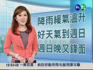 2012.12.13 華視午間氣象 謝安安主播