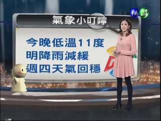 2012.12.18 華視晚間氣象 莊雨潔主播