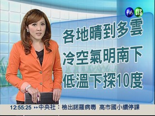 2012.12.21 華視午間氣象 謝安安主播