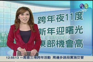 2012.12.31 華視午間氣象 謝安安主播