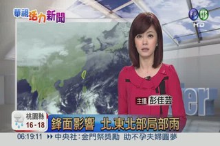 2013.01.08 華視晨間氣象 彭佳芸主播