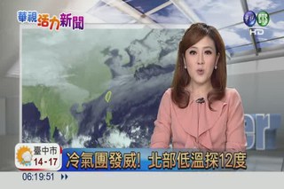 2013.01.10 華視晨間氣象 謝安安主播